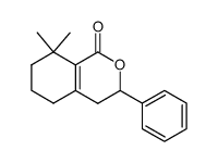 8,8-dimethyl-3-phenyl-3,4,5,6,7,8-hexahydro-1H-2-benzopyran-1-one Structure