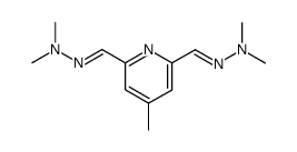 2,6-bis((2,2-dimethylhydrazono)methyl)-4-methylpyridine Structure