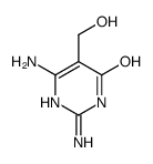 2,6-diamino-5-(hydroxyMethyl)pyrimidin-4(3H)-one结构式