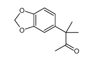 3-(1,3-benzodioxol-5-yl)-3-methylbutan-2-one Structure