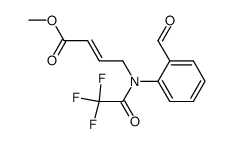 4-[(2-FORMYLPHENYL)(2,2,2-TRIFLUOROACETYL)AMINO]-BUT-2(E)-ENOIC ACID, METHYL ESTER Structure