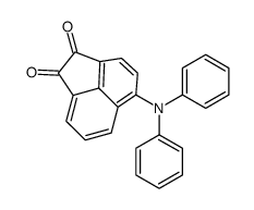 5-(N-phenylanilino)acenaphthylene-1,2-dione结构式