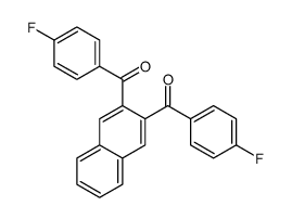 [3-(4-fluorobenzoyl)naphthalen-2-yl]-(4-fluorophenyl)methanone结构式