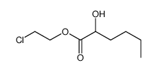 2-chloroethyl 2-hydroxyhexanoate Structure