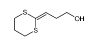 2-(3-hydroxypropylidene)-1,3-dithiane Structure