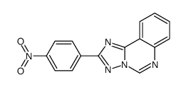 2-(4-nitrophenyl)-[1,2,4]triazolo[1,5-c]quinazoline结构式