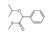 S-methyl 2-isopropoxy-2-phenylethanethioate Structure
