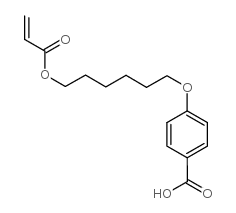 4-(6-(丙烯酰氧基)己氧基)苯甲酸结构式