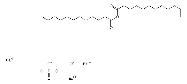 barium(2+),dodecanoyl dodecanoate,diphosphate Structure