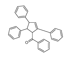 5-Benzoyl-1,3,4-triphenyl-1-cyclopentene Structure