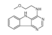 5H-Pyrimido[5,4-b]indol-4-amine, N-(2-methoxyethyl)结构式