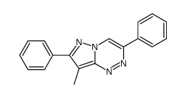 8-methyl-3,7-diphenylpyrazolo[5,1-c][1,2,4]triazine Structure