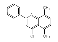 4-Chloro-5,8-dimethyl-2-phenylquinoline结构式
