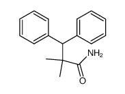 2,2-dimethyl-3,3-diphenyl-propionic acid amide Structure