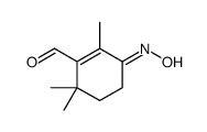 3-hydroxyimino-2,6,6-trimethylcyclohexene-1-carbaldehyde Structure