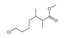 7-CHLORO-2,3-DIMETHYL-HEPTANOIC ACID METHYL ESTER结构式