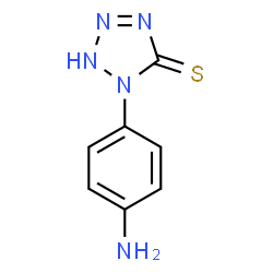 1-(3-Aminophenyl)-1,4-dihydro-5H-tetrazole-5-thione结构式