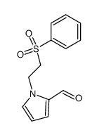 1-(2-(Phenylsulfonyl)ethyl)-2-pyrrolcarbaldehyd Structure