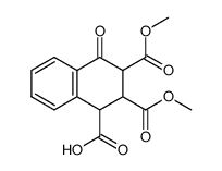 4-Carboxy-2,3-bis(methoxycarbonyl)tetralone Structure