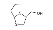 [(2R,4S)-2-propyl-1,3-dithiolan-4-yl]methanol结构式