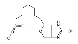 7-(2-oxo-1,3,3a,4,6,6a-hexahydrofuro[3,4-d]imidazol-4-yl)heptane-1-sulfonic acid结构式