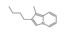 2-butyl-1-methylindolizine Structure