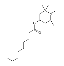 (1,2,2,6,6-pentamethylpiperidin-4-yl) nonanoate Structure