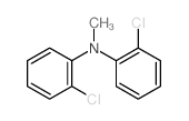 2-chloro-N-(2-chlorophenyl)-N-methyl-aniline结构式