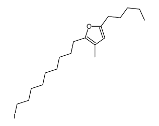 2-(9-iodononyl)-3-methyl-5-pentylfuran Structure
