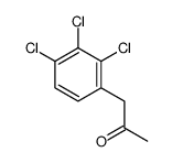 1-(2,3,4-trichlorophenyl)propan-2-one Structure
