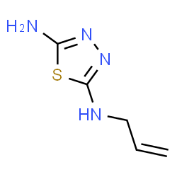 1,3,4-Thiadiazole,2-(allylamino)-5-amino- (7CI)结构式