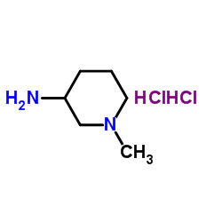 1-Methylpiperidin-3-amindihydrochlorid structure
