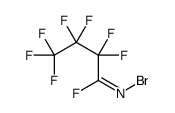 N-bromo-2,2,3,3,4,4,4-heptafluorobutanimidoyl fluoride Structure