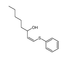 (Z)-1-(phenylthio)oct-1-en-3-ol结构式