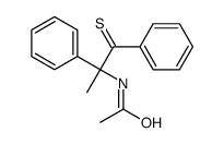 N-(1,2-diphenyl-1-sulfanylidenepropan-2-yl)acetamide结构式