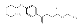 ETHYL 4-(4-HEXYLOXYPHENYL)-4-OXOBUTYRATE structure