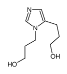 3-[3-(3-hydroxypropyl)imidazol-4-yl]propan-1-ol Structure