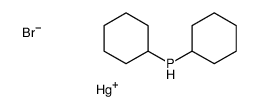 bromomercury,dicyclohexylphosphane结构式