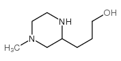 2-Piperazinepropanol,4-methyl-(7CI)结构式