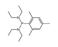 bis(diethylamino)-2,4,6-trimethylphenylphosphine结构式
