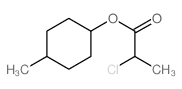 (4-methylcyclohexyl) 2-chloropropanoate structure