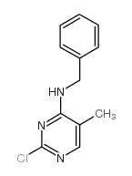 2-CHLORO-4-BENZYLAMINO-5-METHYLPYRIMIDINE structure