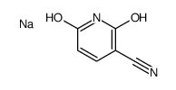 3-Cyano-6-hydroxypyridone Sodium Salt structure