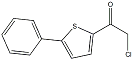 2-chloro-1-(5-phenyl-2-thienyl)ethanone Structure