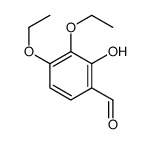 3,4-diethoxy-2-hydroxybenzaldehyde结构式