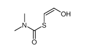 S-(2-hydroxyethenyl) N,N-dimethylcarbamothioate结构式