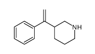 3-(1-phenylethenyl)piperidine Structure