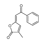 3-methyl-5-phenacylidenefuran-2-one Structure