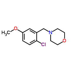 4-(2-氯-5-甲氧苄基)吗啉图片