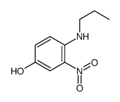 3-nitro-4-(propylamino)phenol Structure